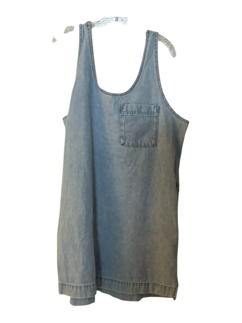 universal thread sleeveless one pocket denim women’s large dress - Picture 3 of 3